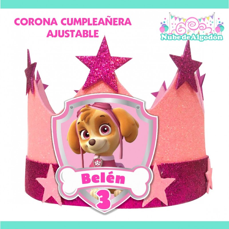 Corona festejado/a Cumpleaños Sonic Personalizado - Nube de Algodón Chile