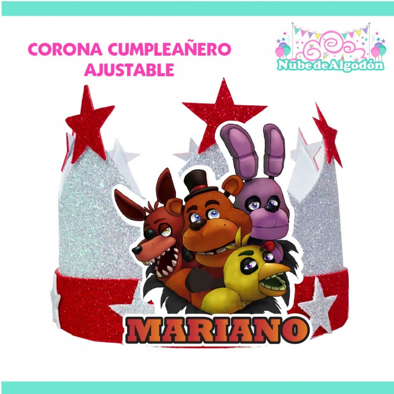 Corona festejado/a Cumpleaños Pocoyo Personalizado - Nube de Algodón Chile