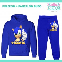Buzo Sonic Poleron...