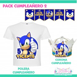 Pack Cumpleaños Sonic...