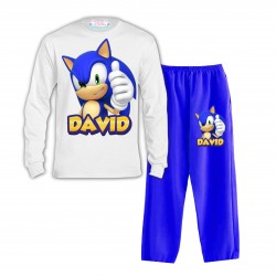 Pijama Sonic Largo Niño...