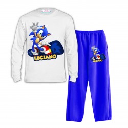 Pijama Sonic Largo Niño...