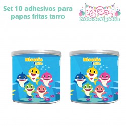 Set Adhesivos Papas Fritas...