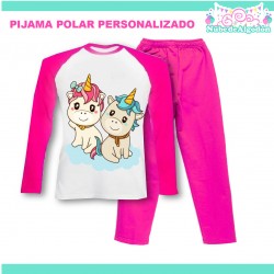 Pijama Polar Unicornios...