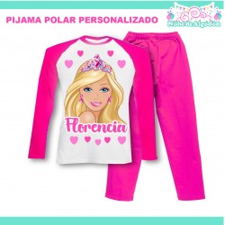Pijama Polar Barbie Niña...