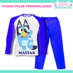 Pijama Polar Bluey Niño...