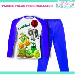 Pijama Polar Plantas vs...