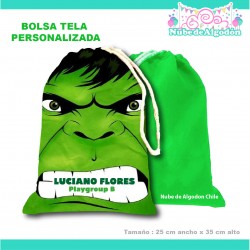 Bolsa Saquito De Tela Hulk...