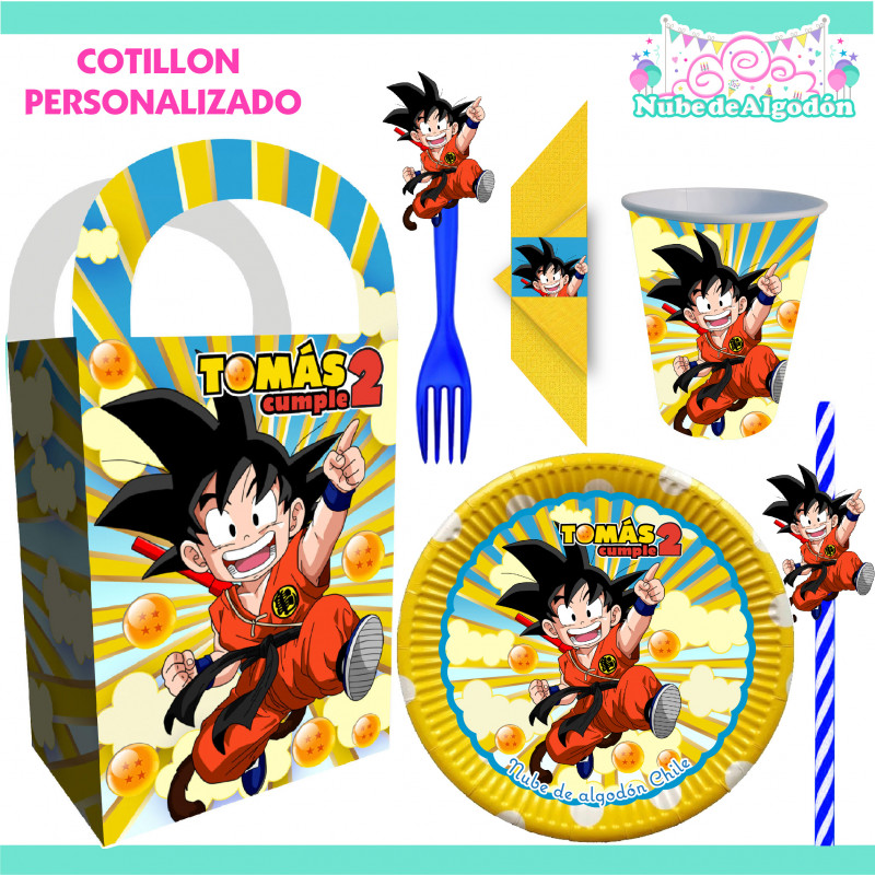 Dragon Ball Z / Goku Temática Personalizada Cumpleaños - Nube de Algodón  Chile