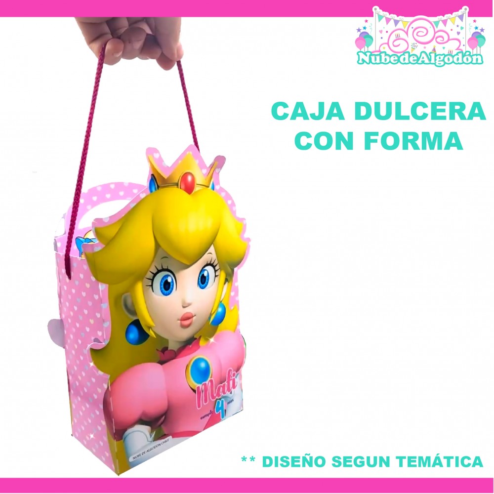 Caja Sorpresa Mario Bros Cumpleaños Premium Personalizado - Nube de Algodón  Chile